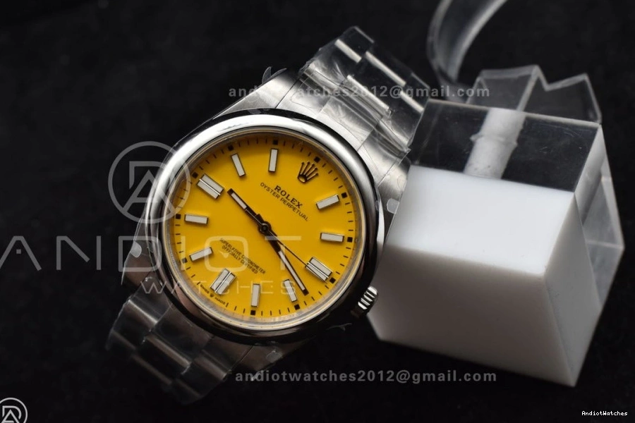Perpetual Edition A EasyMatch 1:1 Best Yellow DIWF Oyster 904L Steel Dial 952 41mm 124300 0215
